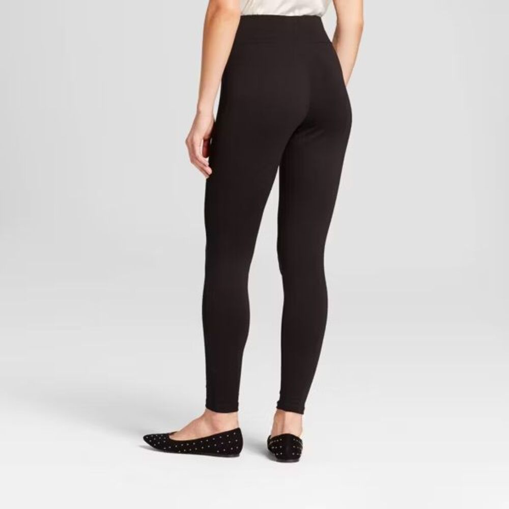 A New Day Women's High-Waist Ponte Leggings Black Size XL